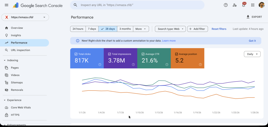 Search Console Report